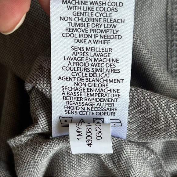 NWT Travis Mathew Beachside Stealth Golf Polo Heather Gray Small Eco Collection - Picture 5 of 13